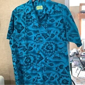 Maika Oceanic Blue Men's Casual Shirt